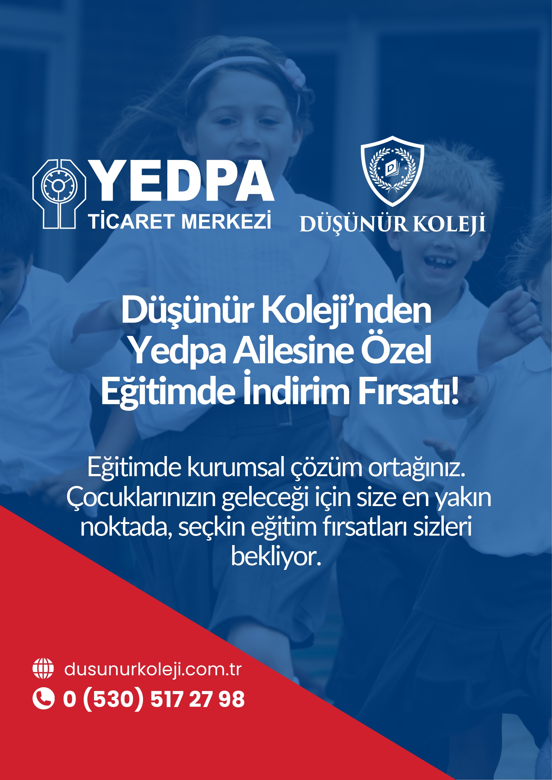 Düşünür Koleji’nden YEDPA Ailesine Özel Eğitimde İndirim Fırsatı!